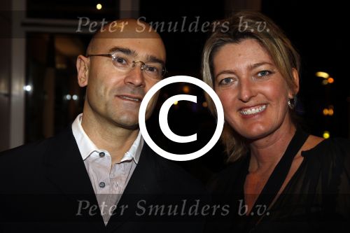 Amsterdam 10 maart 2012
Modeshow Mart Visser in het hilton hotel. Karin Dijksman met vreind
Peter Smulders bv