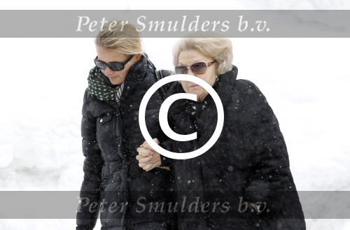 Lech 19 februari 2012
Koningin Beatrix en Prinses Mabel wisse Smit arriveren bij Hotel Post na bezoek aan ziekenhuis in Innsbruck waar prins Friso ligt.
Peter Smulders bv