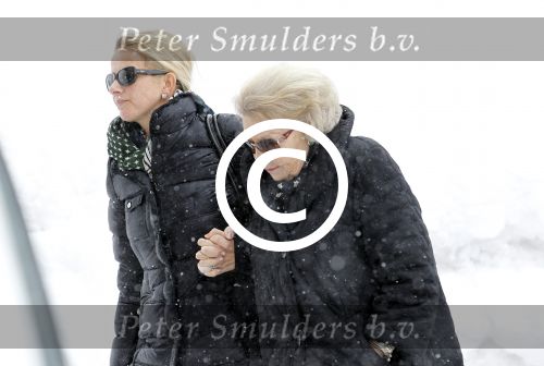 Lech 19 februari 2012
Koningin Beatrix en Prinses Mabel wisse Smit arriveren bij Hotel Post na bezoek aan ziekenhuis in Innsbruck waar prins Friso ligt.
Peter Smulders bv