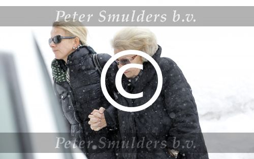 Lech 19 februari 2012
Koningin Beatrix en Prinses Mabel wisse Smit arriveren bij Hotel Post na bezoek aan ziekenhuis in Innsbruck waar prins Friso ligt.
Peter Smulders bv