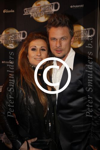Amsterdam 17 februari 2012
Premiere Saturday night fever in Carre.
Laura Vlasblom met partner Michel Veenman
Peter Smulders bv