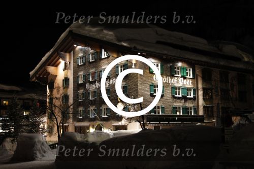 Lech 19 februari 2012
Lech sfeerfoto\'s s avonds en chalet van koningin Beatrix.
Peter Smulders bv