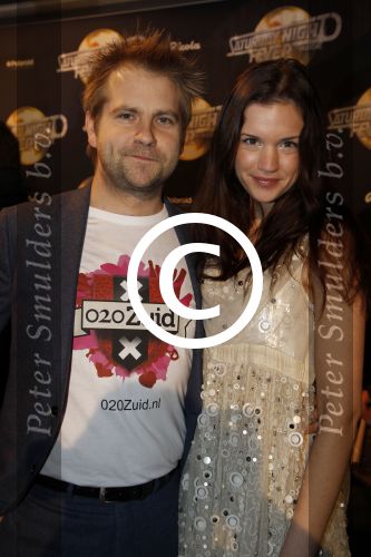 Amsterdam 17 februari 2012
Premiere Saturday night fever in Carre.
Marly v d Velden met partner Mike Meijer
Peter Smulders bv