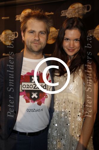 Amsterdam 17 februari 2012
Premiere Saturday night fever in Carre.
Marly v d Velden met partner Mike Meijer
Peter Smulders bv