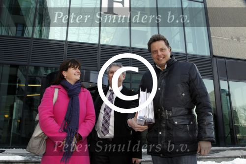 Amsterdam 7 februari 2012
Melchior Rietveldt met zijn advocaat bij de rechtbank van Amsterdam ivm rechtzaak met Buma Stemra.
Peter Smulders bv