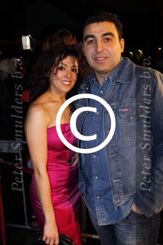 Den Haag 6 februari 2012
Premiere Als je verliefd wordt met Fajah Lourens en Bas Muijs. in Pathe Den Haag. Mimoun Ouled Radi met vriendin
Peter Smulders bv