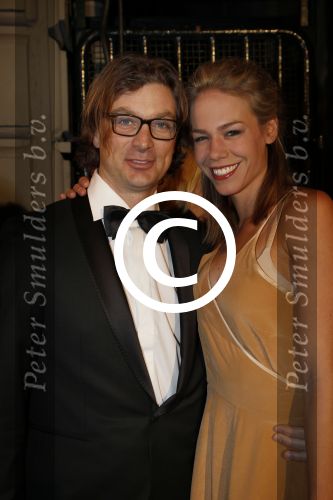 Amsterdam 17 februari 2012
Premiere Saturday night fever in Carre.
Nicolette Kluijver met partner Joost Staudt
Peter Smulders bv