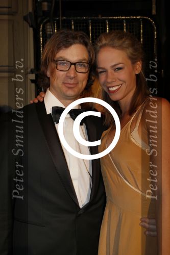 Amsterdam 17 februari 2012
Premiere Saturday night fever in Carre.
Nicolette Kluijver met partner Joost Staudt
Peter Smulders bv