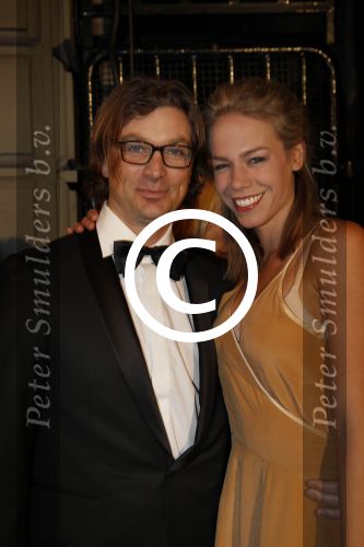 Amsterdam 17 februari 2012
Premiere Saturday night fever in Carre.
Nicolette Kluijver met partner Joost Staudt
Peter Smulders bv