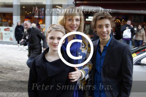 Amsterdam 4 februari 2012
Premiere achtste groepers huilen niet in Tuschinski. Nils Verkooijen met Hanna Obbeek
Peter Smulders bv
