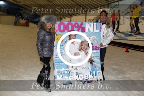 Velsen 31 januari 2012
Gerard Joling en Patricia Paay presenteren cover 100% NL in snowworld.
Peter Smulders bv