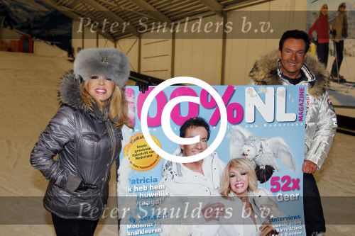 Velsen 31 januari 2012
Gerard Joling en Patricia Paay presenteren cover 100% NL in snowworld.
Peter Smulders bv