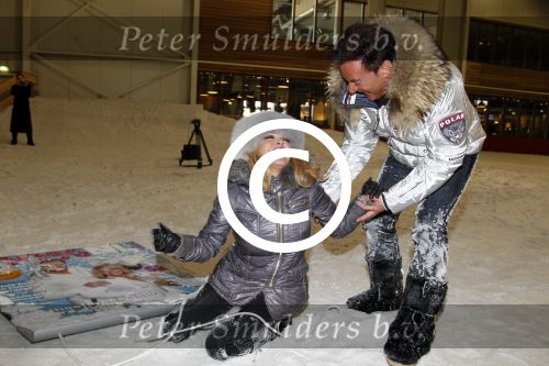 Velsen 31 januari 2012
Gerard Joling en Patricia Paay presenteren cover 100% NL in snowworld.
Peter Smulders bv
