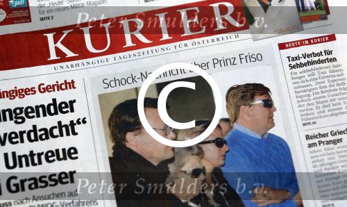 Fiss 25 februari 2012
diverse duitsen en oostenrijkse kranten berichten op voorpagina over het trieste nieuws van Prins Friso.
Peter Smulders bv