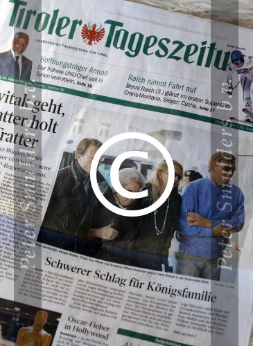 Fiss 25 februari 2012
diverse duitsen en oostenrijkse kranten berichten op voorpagina over het trieste nieuws van Prins Friso.
Peter Smulders bv