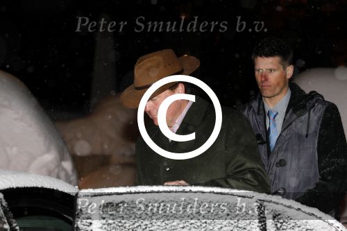 Lech 19 februari 2012
Prinses mabel Wisse Smit en Prins Willem Alexander vertrekken vanuit Hotel Post naar het ziekenhuis in Innsbruck waar Prins Friso ligt na zijn skiongeluk.
Peter Smulders bv