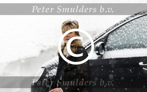 Lech 19 februari 2012
Prinses Laurentien met aupair op straat in Lech.
Peter Smulders bv