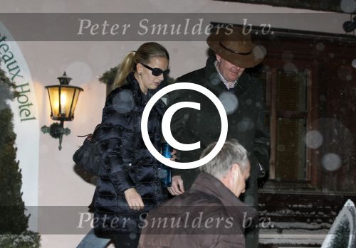 Lech 19 februari 2012
Prinses mabel Wisse Smit en Prins Willem Alexander vertrekken vanuit Hotel Post naar het ziekenhuis in Innsbruck waar Prins Friso ligt na zijn skiongeluk.
Peter Smulders bv