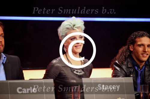 Hilversum 26 februari 2012
Nationaal Songfestival in Studio 24. Met op de foto jurylid Stacey Rookhuizen.
Peter Smulders bv