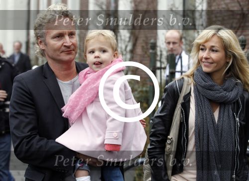 Amsterdam 18 maart 2012
Wendy v Dijk en Erland Galjaard met dochter Lizzy bij de babyshower van Nicolette v Dam.
Peter Smulders bv