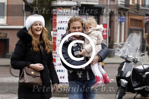 Amsterdam 30 januari 2012
Wesly Bronkhorst met vriendin Renee en dochter.
Peter Smulders bv