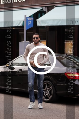 Amsterdam 8 maart 2013
Badr Hari en Maxim Gullit op de pc hooftstraat.
Peter Smulders bv