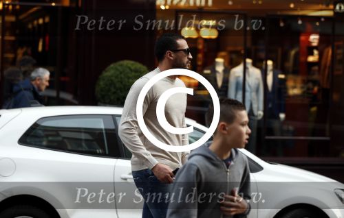 Amsterdam 8 maart 2013
Badr Hari en Maxim Gullit op de pc hooftstraat.
Peter Smulders bv