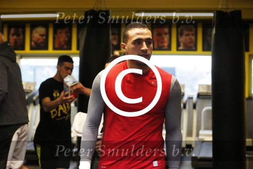Oostzaan 11 maart 2013
Persconferentie en training Badr Hari bij Mike\'s gym.
Peter Smulders bv