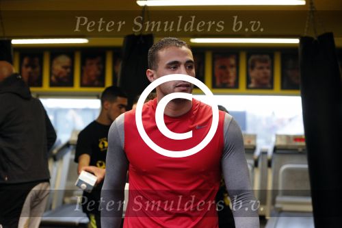 Oostzaan 11 maart 2013
Persconferentie en training Badr Hari bij Mike\'s gym.
Peter Smulders bv