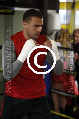 Oostzaan 11 maart 2013
Persconferentie en training Badr Hari bij Mike\'s gym.
Peter Smulders bv