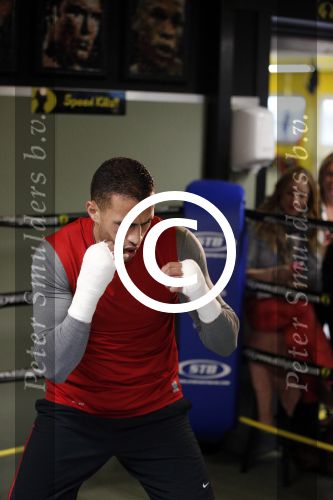 Oostzaan 11 maart 2013
Persconferentie en training Badr Hari bij Mike\'s gym.
Peter Smulders bv