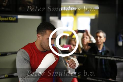 Oostzaan 11 maart 2013
Persconferentie en training Badr Hari bij Mike\'s gym.
Peter Smulders bv