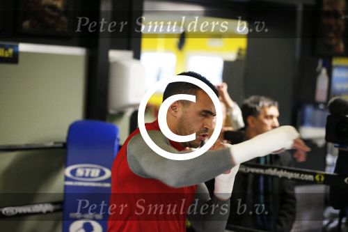 Oostzaan 11 maart 2013
Persconferentie en training Badr Hari bij Mike\'s gym.
Peter Smulders bv