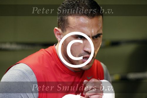 Oostzaan 11 maart 2013
Persconferentie en training Badr Hari bij Mike\'s gym.
Peter Smulders bv