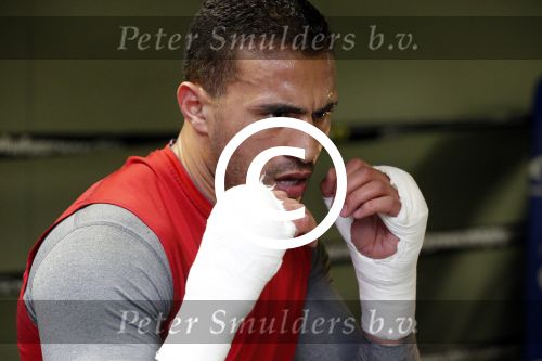 Oostzaan 11 maart 2013
Persconferentie en training Badr Hari bij Mike\'s gym.
Peter Smulders bv