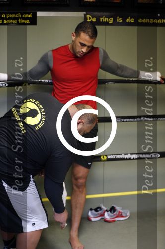 Oostzaan 11 maart 2013
Persconferentie en training Badr Hari bij Mike\'s gym.
Peter Smulders bv
