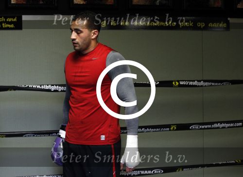 Oostzaan 11 maart 2013
Persconferentie en training Badr Hari bij Mike\'s gym.
Peter Smulders bv