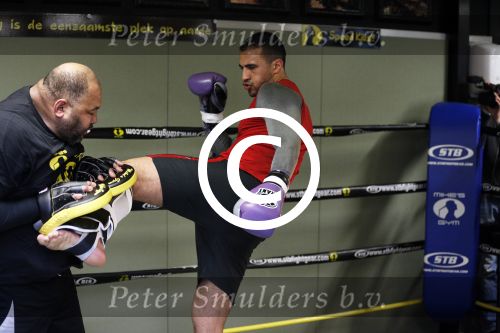 Oostzaan 11 maart 2013
Persconferentie en training Badr Hari bij Mike\'s gym.
Peter Smulders bv