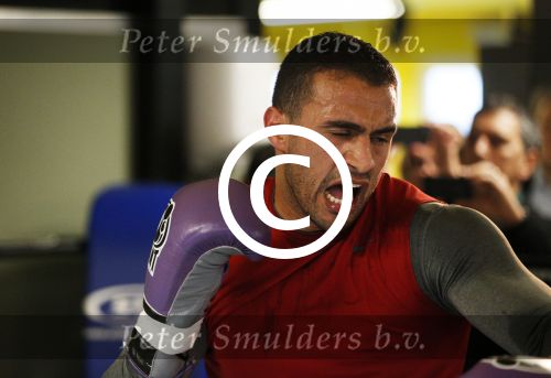 Oostzaan 11 maart 2013
Persconferentie en training Badr Hari bij Mike\'s gym.
Peter Smulders bv