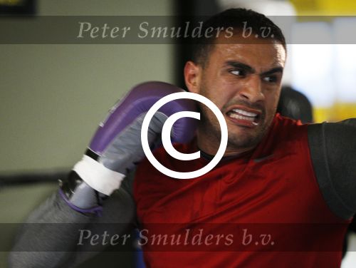 Oostzaan 11 maart 2013
Persconferentie en training Badr Hari bij Mike\'s gym.
Peter Smulders bv