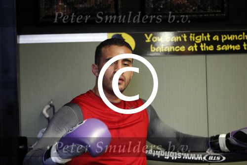Oostzaan 11 maart 2013
Persconferentie en training Badr Hari bij Mike\'s gym.
Peter Smulders bv