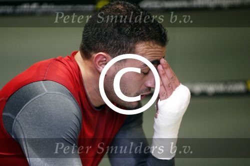 Oostzaan 11 maart 2013
Persconferentie en training Badr Hari bij Mike\'s gym.
Peter Smulders bv