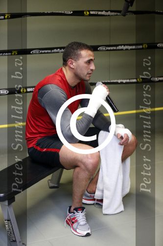 Oostzaan 11 maart 2013
Persconferentie en training Badr Hari bij Mike\'s gym.
Peter Smulders bv