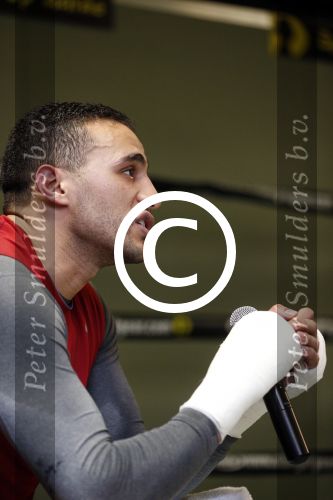 Oostzaan 11 maart 2013
Persconferentie en training Badr Hari bij Mike\'s gym.
Peter Smulders bv