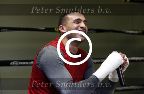 Oostzaan 11 maart 2013
Persconferentie en training Badr Hari bij Mike\'s gym.
Peter Smulders bv