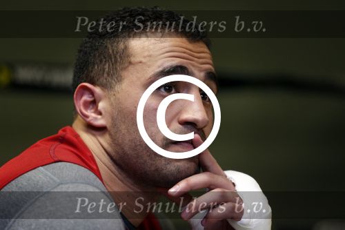Oostzaan 11 maart 2013
Persconferentie en training Badr Hari bij Mike\'s gym.
Peter Smulders bv