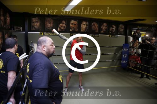 Oostzaan 11 maart 2013
Persconferentie en training Badr Hari bij Mike\'s gym.
Peter Smulders bv