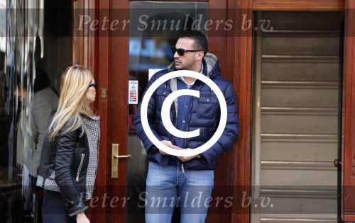 Amsterdam 25 maart 2013
Estelle Cruijff en Badr Hari op de cornelis schuytstraat.
Peter Smulders bv