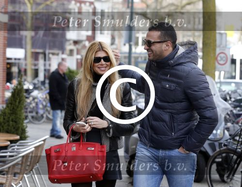 Amsterdam 25 maart 2013
Estelle Cruijff en Badr Hari op de cornelis schuytstraat.
Peter Smulders bv