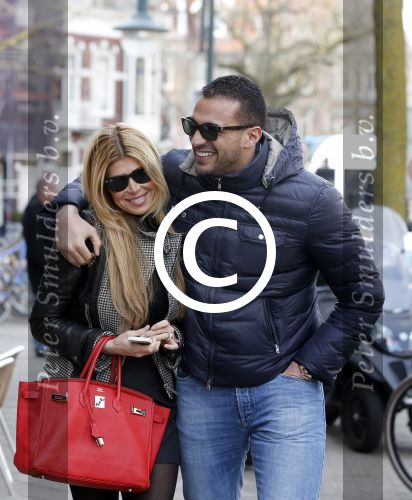 Amsterdam 25 maart 2013
Estelle Cruijff en Badr Hari op de cornelis schuytstraat.
Peter Smulders bv